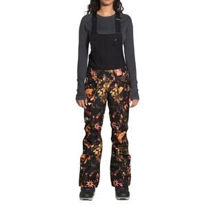 The North Face Women's Freedom Bib Black Flower Chld Multi Prt X-Small Regular